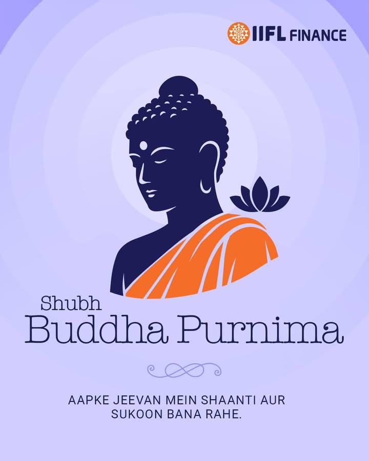On this Buddha Purnima, may peace, wisdom, and harmony guide your path