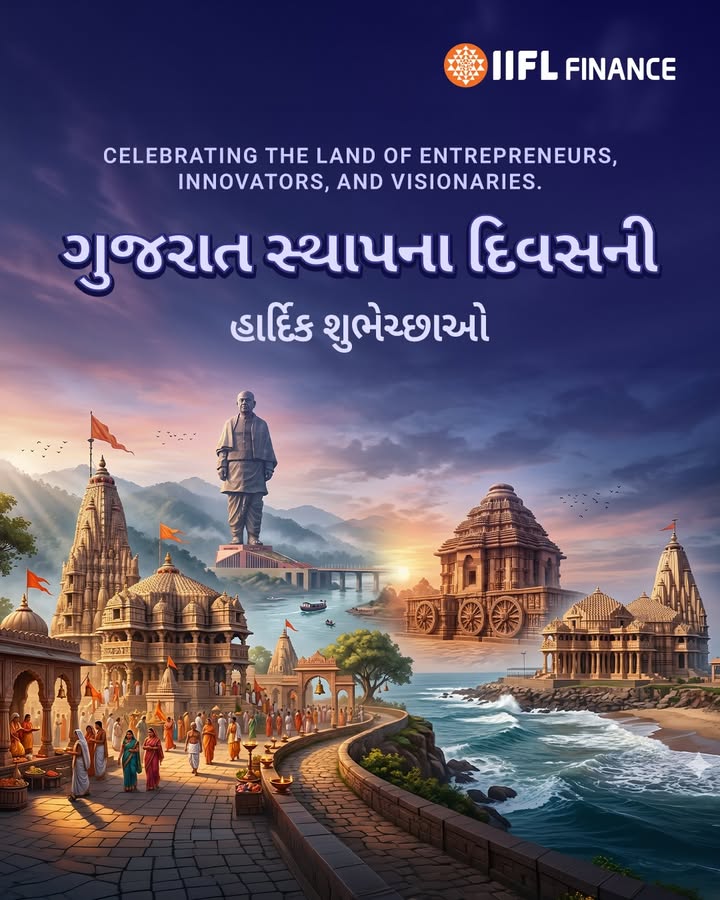 On this Gujarat Foundation Day, we celebrate a land shaped by vision, enterprise, and resilience