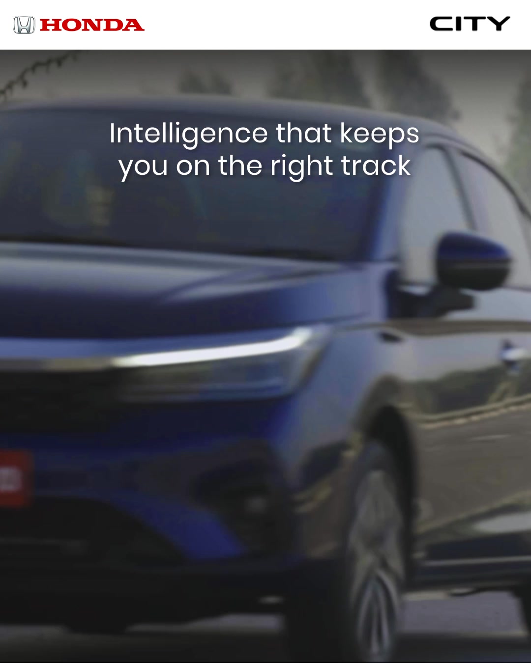 The Road Departure Mitigation System with the Honda SENSING Intelligent ADAS helps the driver when the car seems to deviate ...