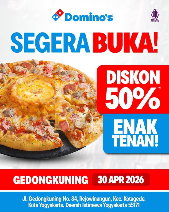 WARGA YOGYAKARTA READY GEDONG KUNING SIAP BUKA BESOK Kami hadir 20 April 2026 dan pastikan kamu dapat DISKON 50 M...