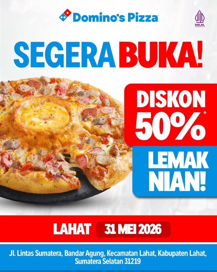 LAHAT SIAP2 PESTA PIZZA Catat 31.05