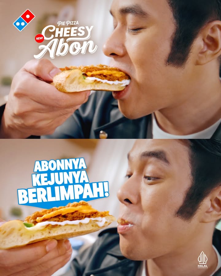 Definisi BERLIMPAH SESUNGGUHNYA Taburan abon berlimpah di atas di dalam, keju creamy yang cheesy banget Bener2...