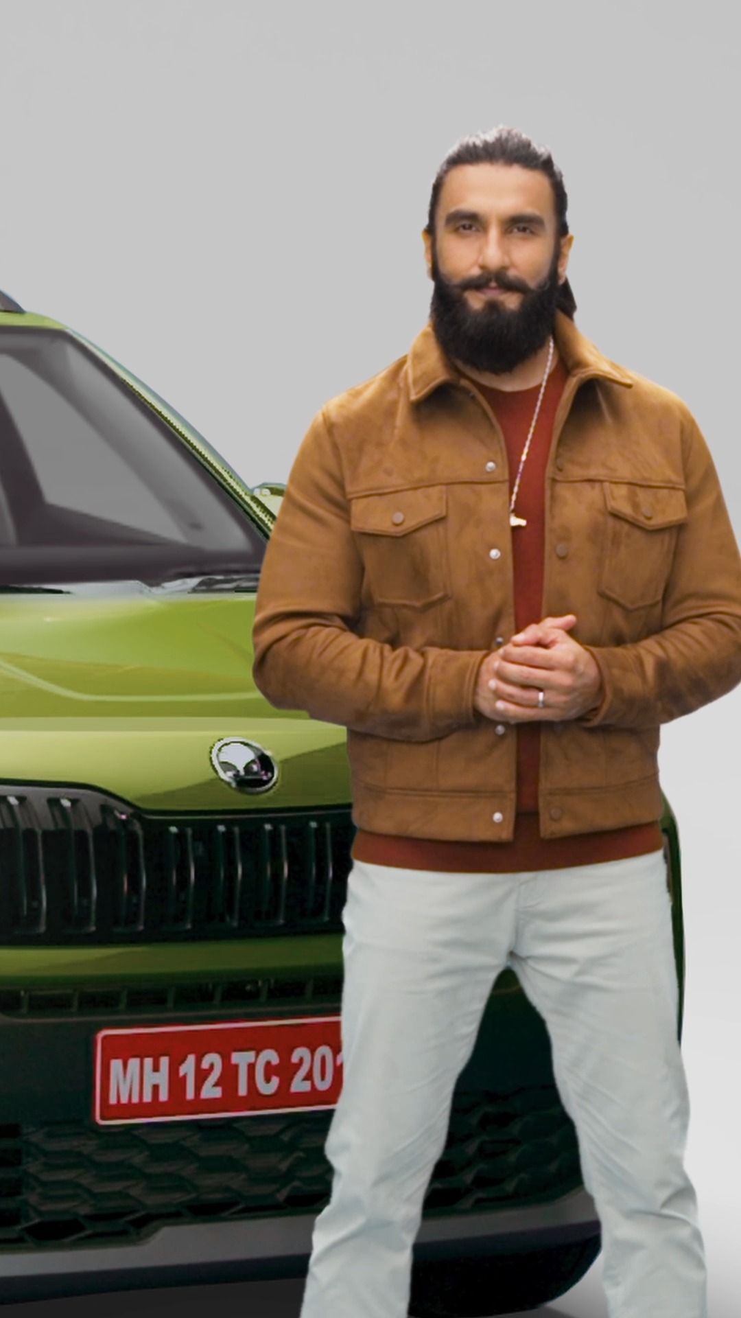Ranveer Singh took the Kylaq for a spin.. Ranveer Singh took the Kylaq for a spin..