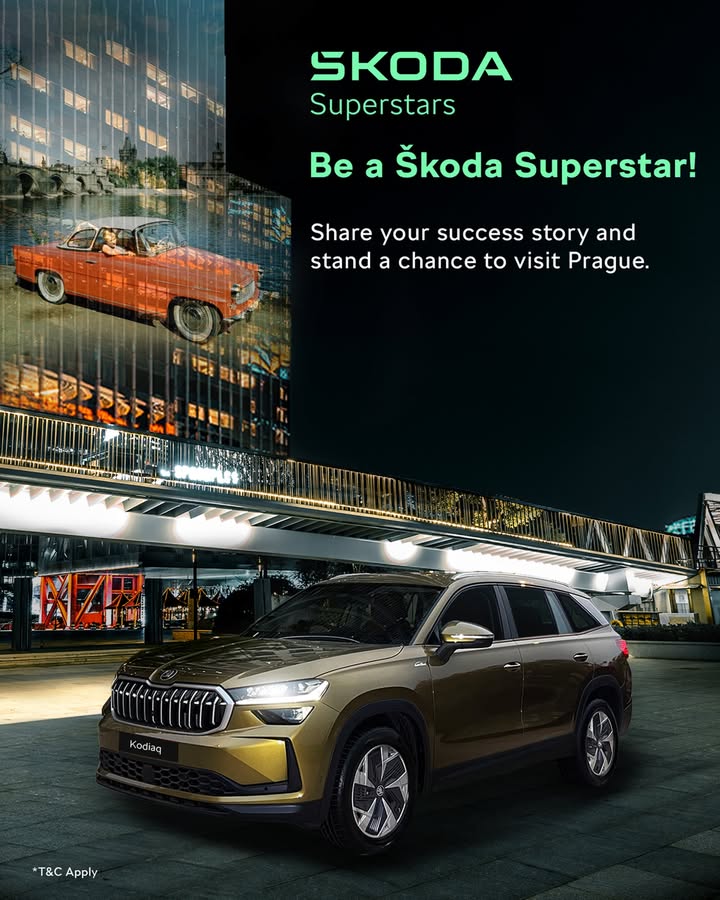 Become a koda Superstar 25 lucky fans will join us in Prague as part of our 130th anniversary celebrations this year