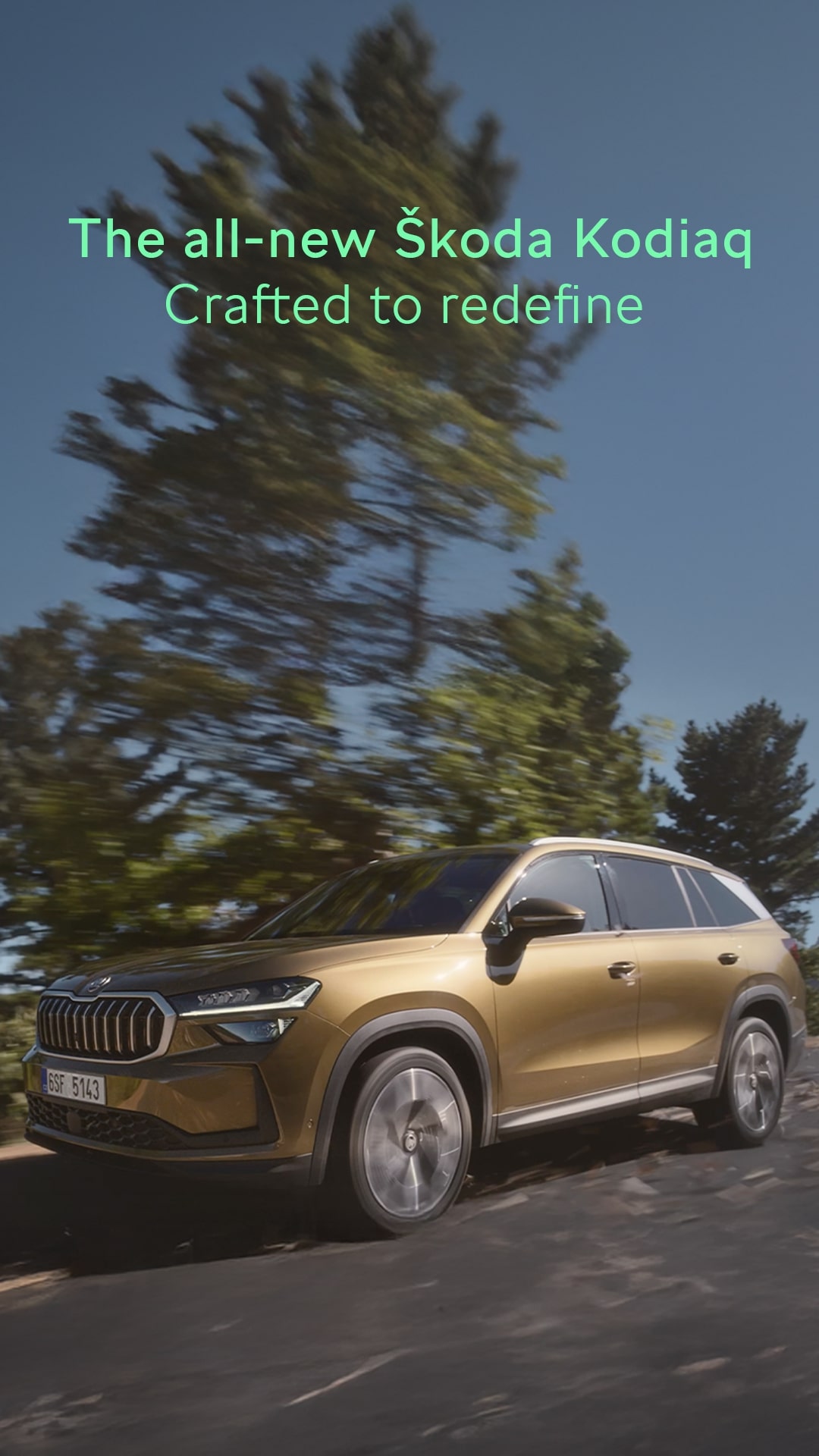 Big on space. Bigger on presence. The all new koda Kodiaq is buzzing with poise, comfort, and timeless style