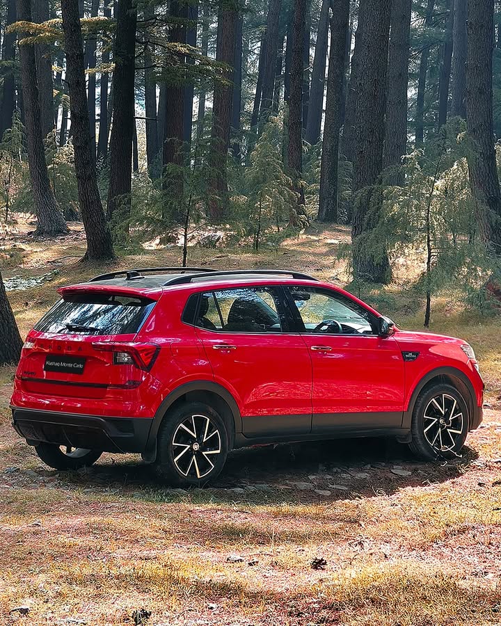 Spotted A beast in the jungle With bold lines, LED gaze, and a stance that commands the wild, we found the Kushaq Monte Carlo redefining what it means to roam free. SkodaIndia KushaqMonteCarlo LetsExplore Spotted A beast in the jungle With bold lines, LED gaze, and a stance that commands the wild, we found the Kushaq M...