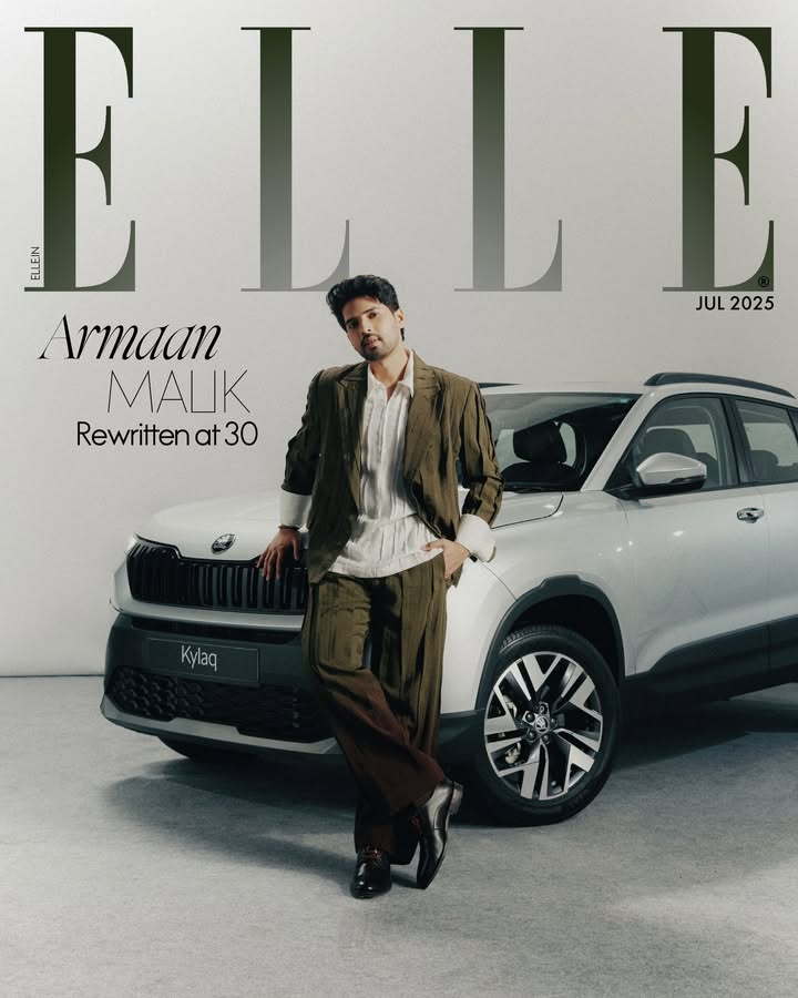 Spotted koda Kylaq with Armaan Malik on the ELLE India July cover two journeys intersecting in one frame. One, a voice shaped by change. The other, a SUV built for it. Both bold, both evolving, both built to explore beyond the obvious Spotted koda Kylaq with Armaan Malik on the ELLE India July cover two journeys intersecting in one frame