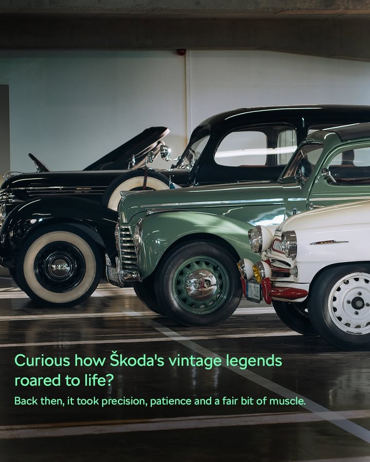 For the love of the start Before push buttons, there was pure passion. koda remembers SkodaIndia VintageCars LetsExplore For the love of the start Before push buttons, there was pure passion