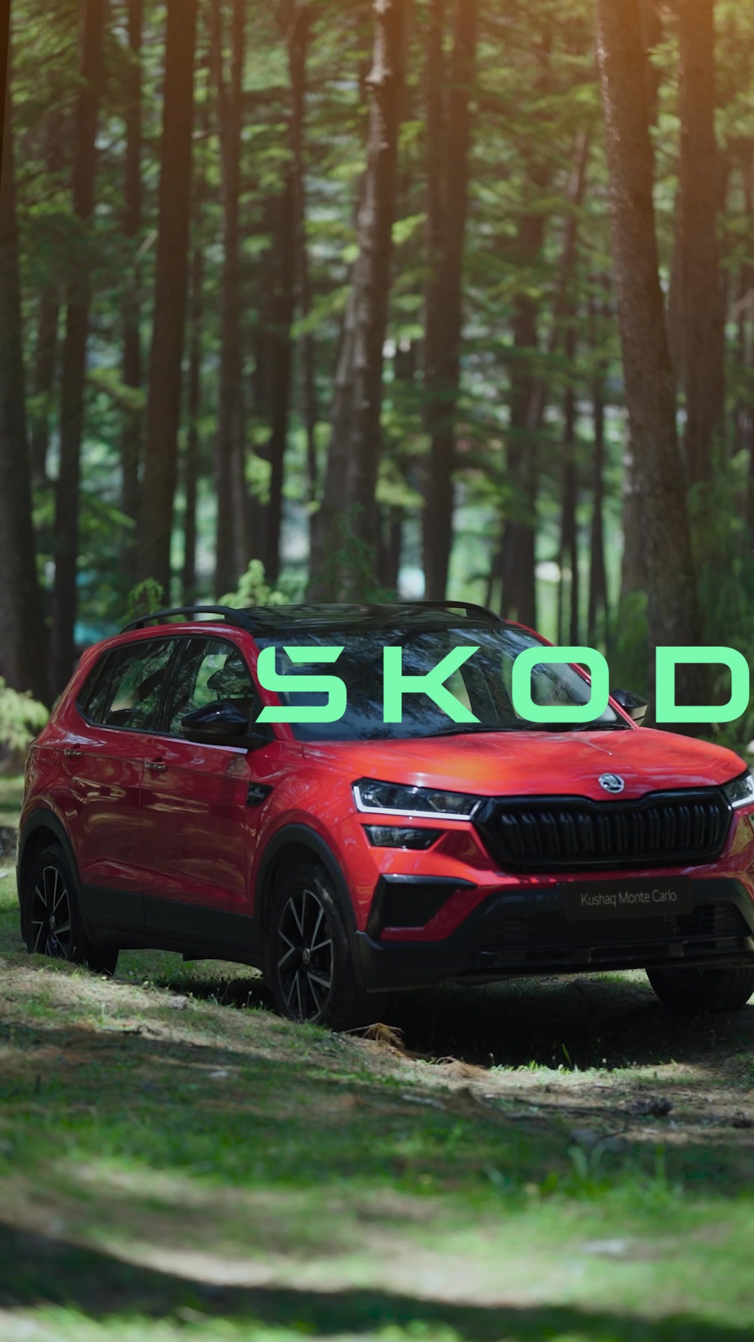  koda Kushaq Monte Carlo curious, bold, and built to explore. SkodaIndia LetsExplore KushaqMonteCarlo