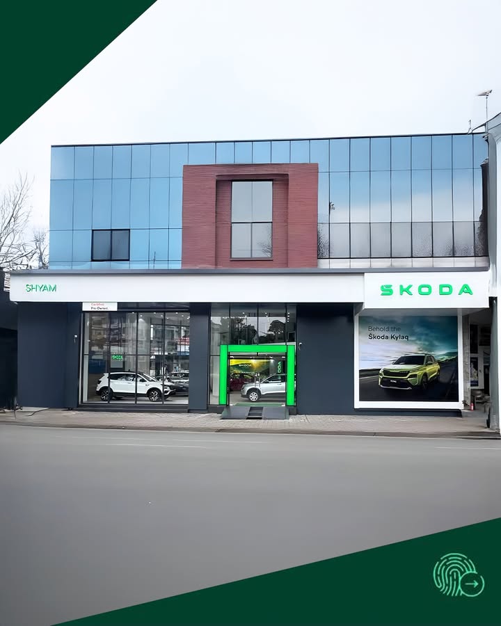 A new chapter for koda in Indore With Shyam Sangam Automobiles Pvt. Ltd., experience modern solid design, premium comfort, and a world class showroom, right in the heart of the city A new chapter for koda in Indore With Shyam Sangam Automobiles Pvt. Ltd