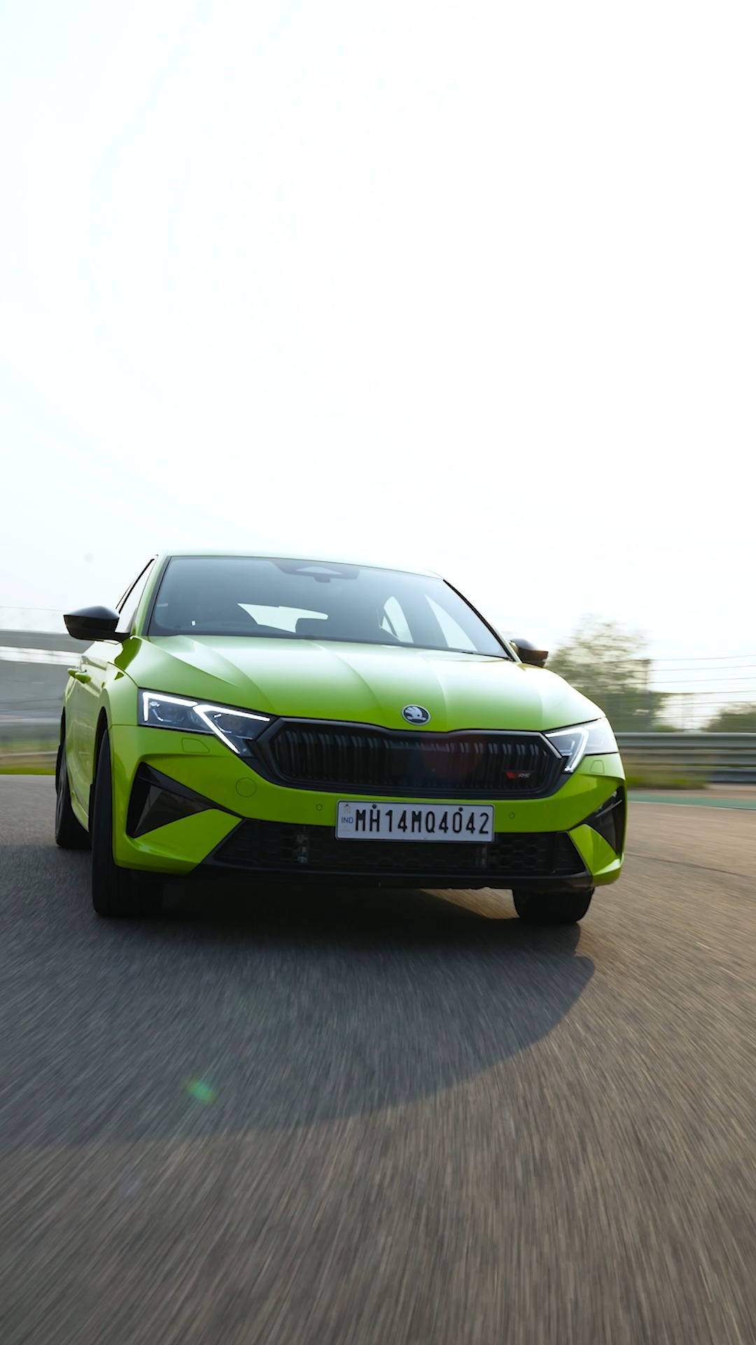 The only way to experience the power, style, and legacy of the new koda Octavia RS is letting it go at the track