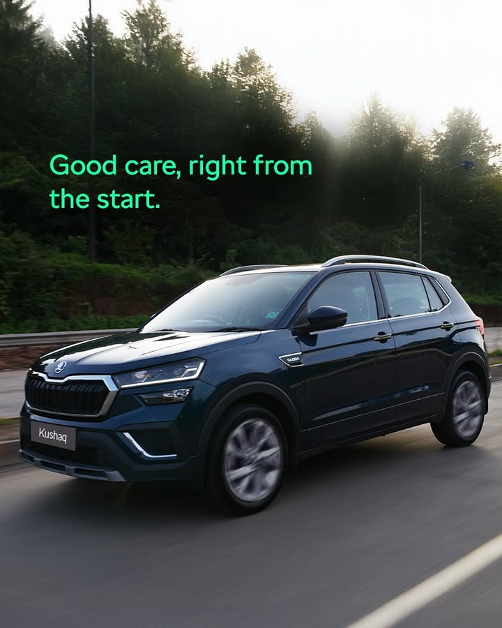 Care that stays with you. koda Check in Service at 1,000 km and 7,500 km ensures peace of mind, mile after mile