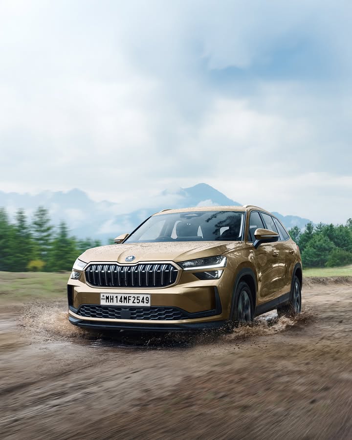 Exploration begins, where the road ends. SkodaIndia SkodaKodiaq LetsExplore
