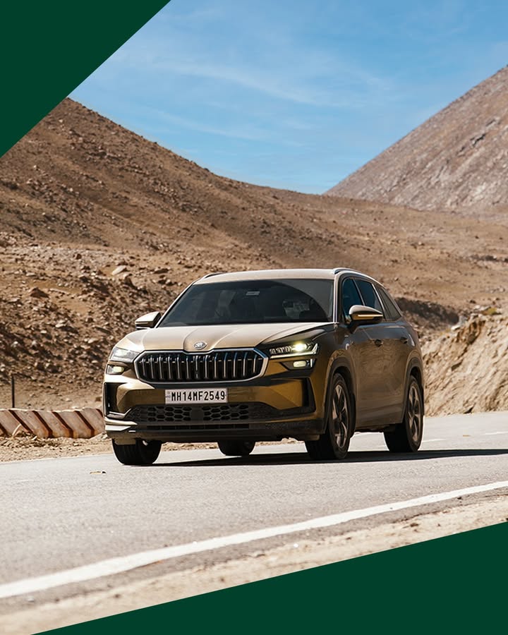 Dust worn with pride, earned through exploration. SkodaIndia SkodaKodiaq LetsExplore