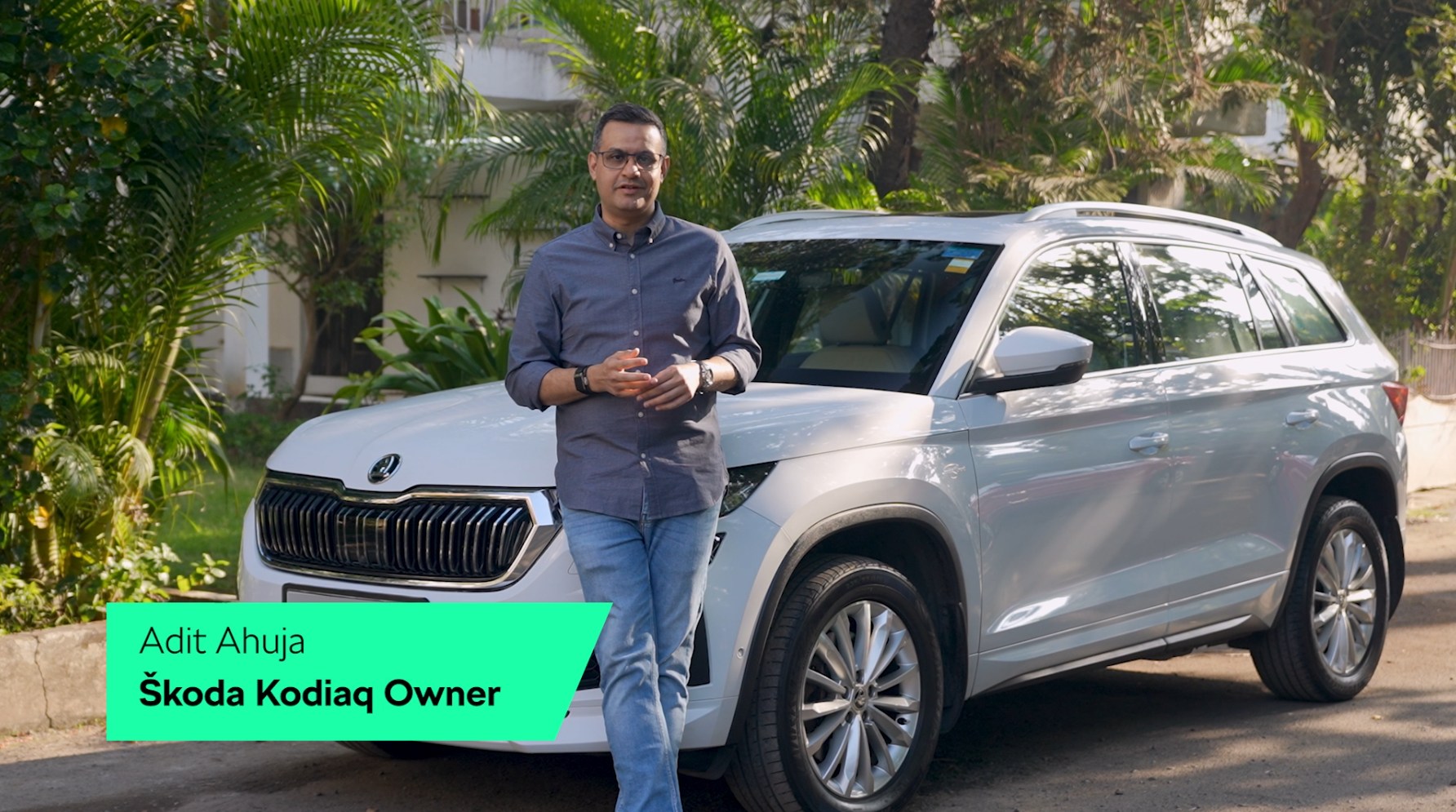 For Adit Ahuja, the koda Kodiaq is where family time and driving joy come together