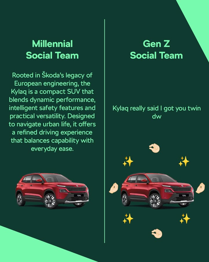 Different explanations. Same conclusion. SkodaIndia LetsExplore MillennialPRTeam GenZSocialTeam SkodaKylaq