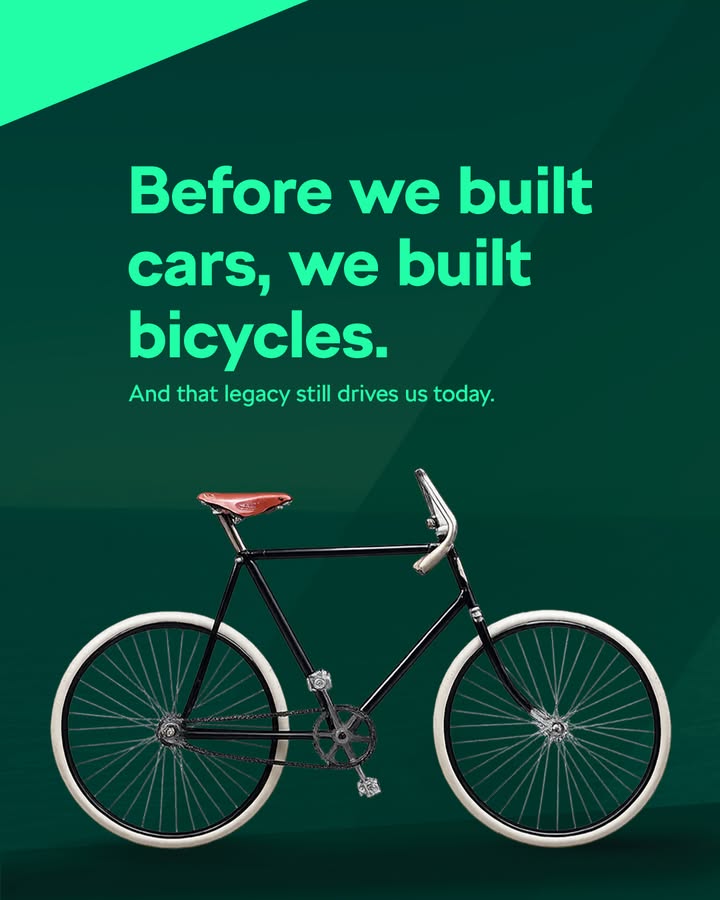 130 years ago, we built our first bicycle