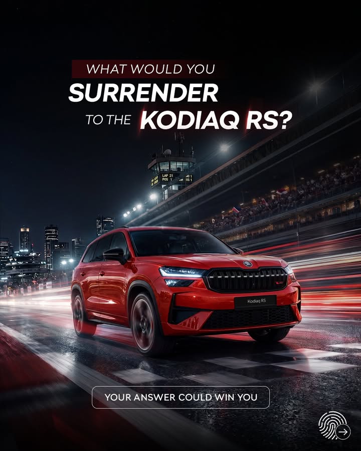  ContestAlert What would you Surrender to the Kodiaq RS This could be your only chance to experience it