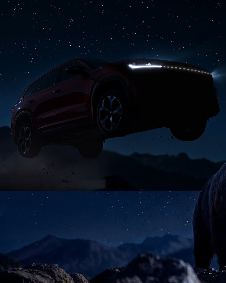 Inspired by the wild. Built to dominate. Surrender to the Kodiaq RS. SkodaIndia SkodaKodiaqRS KodiaqRSSurrender