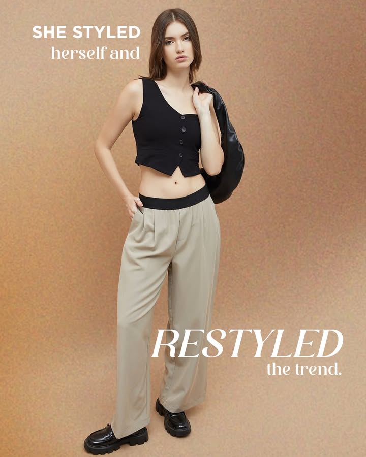 She styled herself and made the trend her own. Effortless, bold, and always ahead