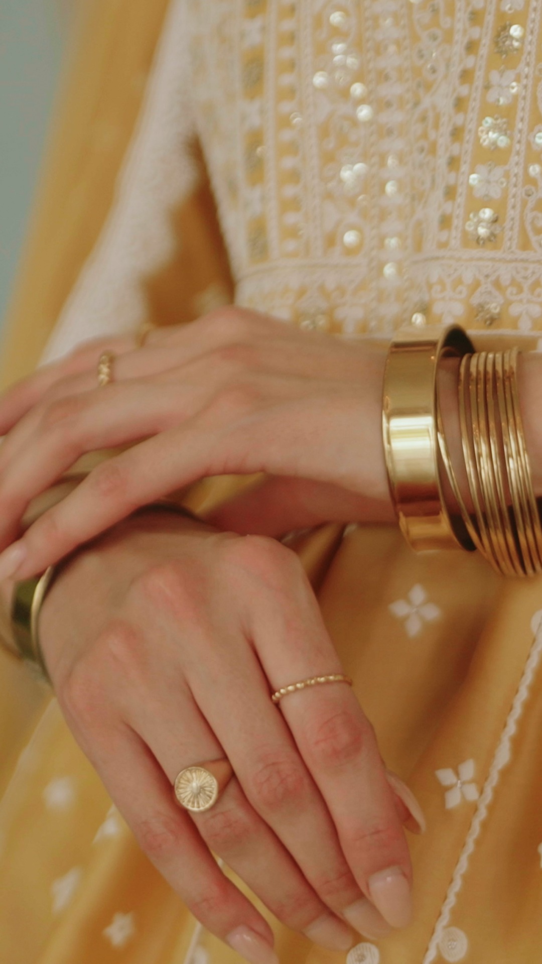 For moments that call for something more. Golden tones, delicate lacework, and a whole lot of charm