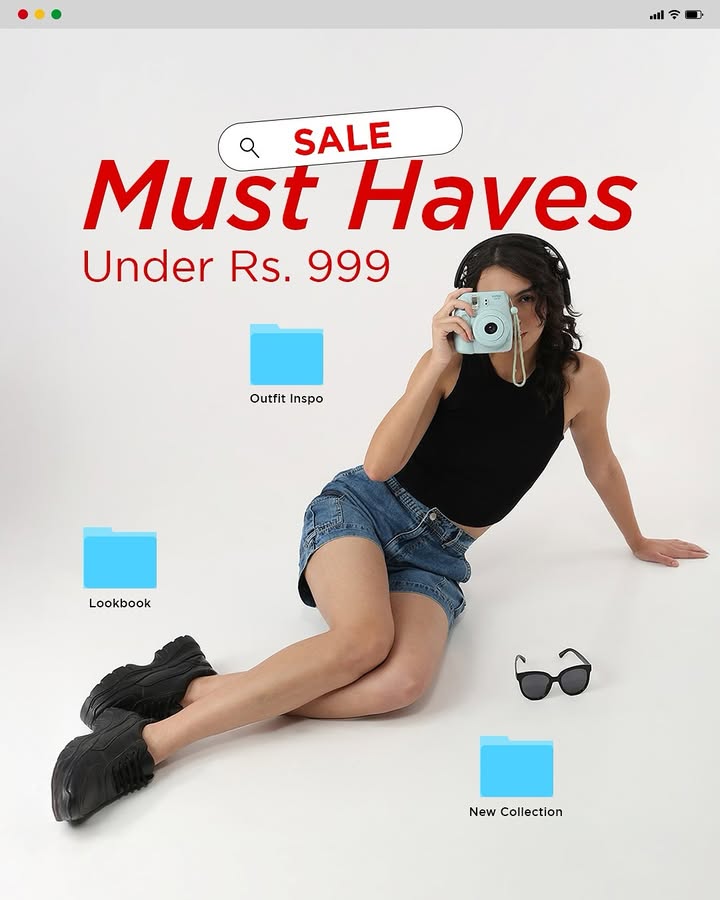 Serve style this season. Your must haves under 999 are waiting