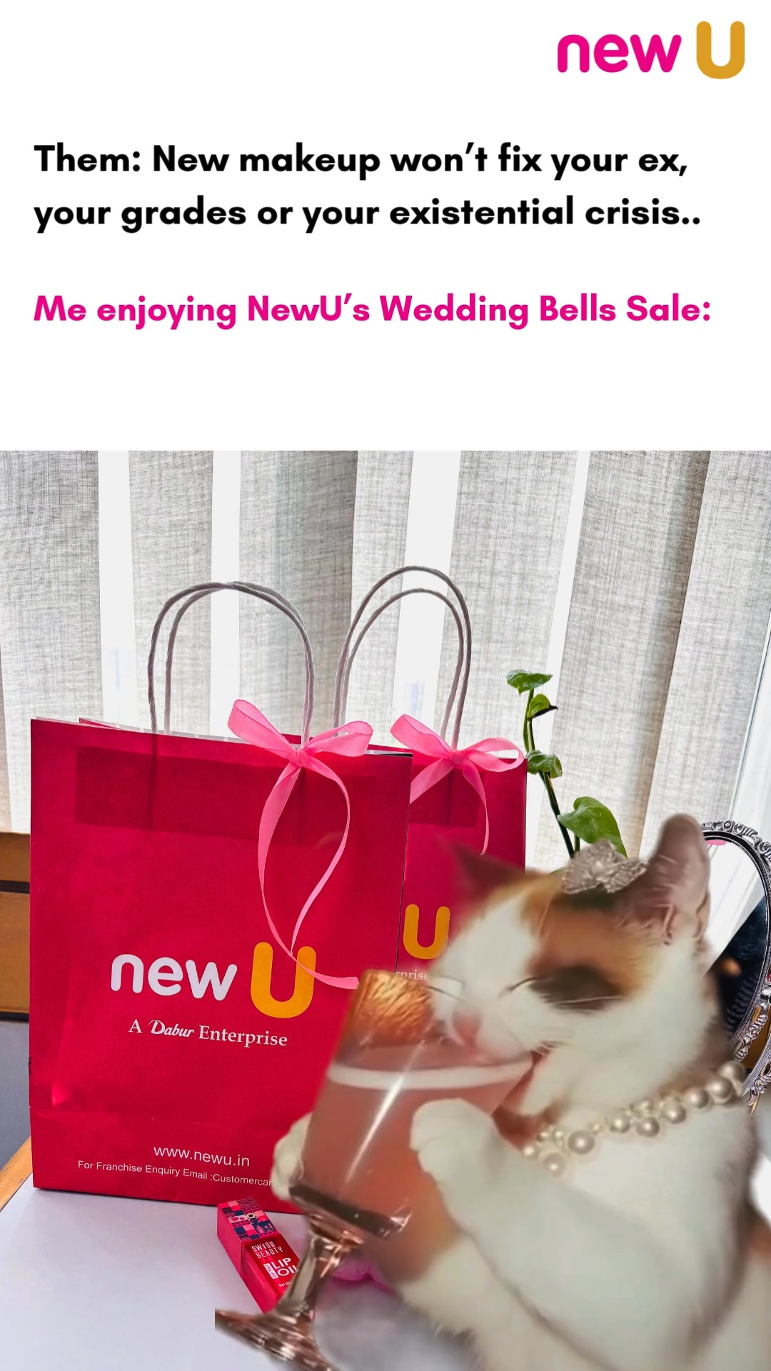Who needs emotional stability when theres a Wedding Bells Sale at NewU Treat yourself like the queen you are ...