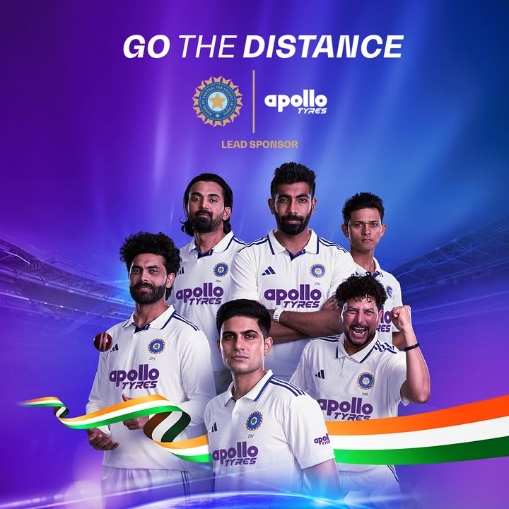 Presenting TeamIndias bold new look powered by Apollo Tyres Every detail of this jersey embodies the teams energy, courage...