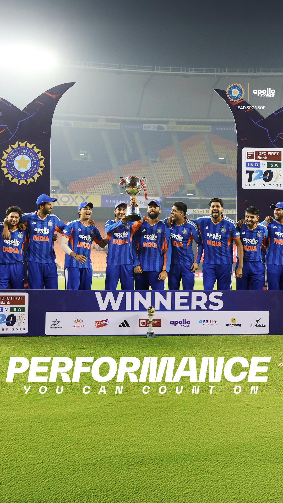 Another win for Team India. A performance that showed what winning takes, and the belief to GoTheDistance