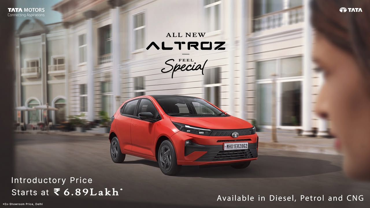 The All New ALTROZ is here to make you FeelSpecial. Presenting the All New ALTROZ at an Introductory Price of 6