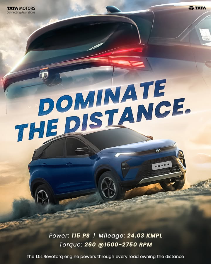 Diesel driven power and efficiency, perfectly tuned for the long haul. Book your Nexon 2025 today https cars.tatamotors.com nexon ice.html TataNexon TataMotorsPassengerVehicles Nexon Diesel driven power and efficiency, perfectly tuned for the long haul. Book your Nexon 2025 today https cars.tatamotors