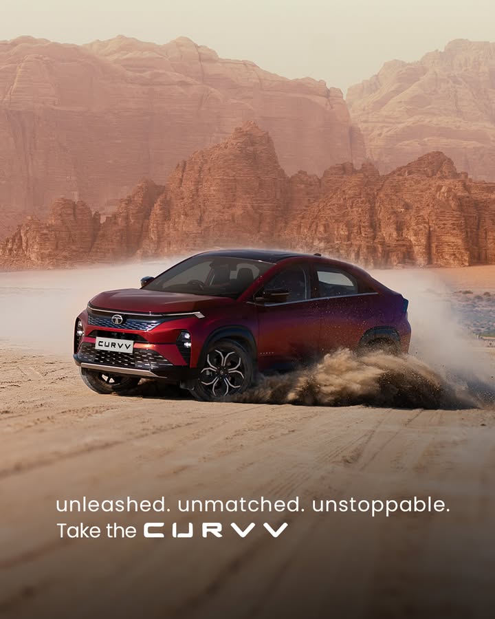 This is what rugged elegance looks like TakeTheCURVV TataCURVV CURVV SUVCoupe TataMotors TataMotorsPassengerVehicles