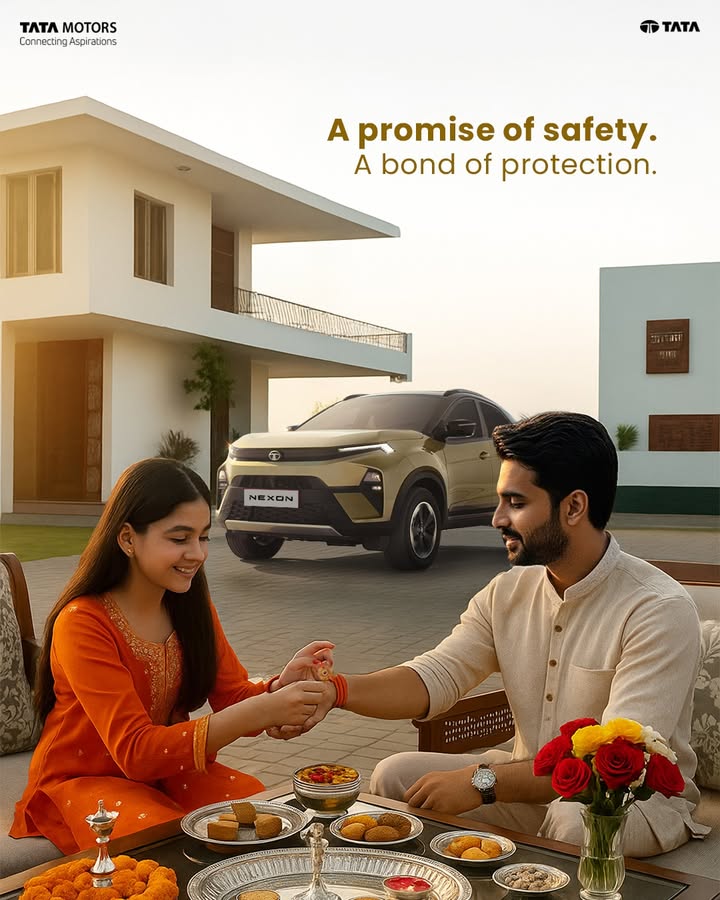 Built to protect, just like a brother. Nexon wishes you a Happy Raksha Bandhan