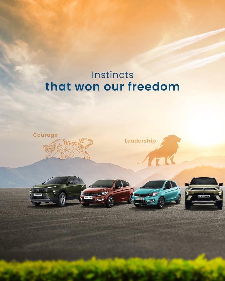 Freedom drives us forward, instincts guide the way. Happy Independence Day