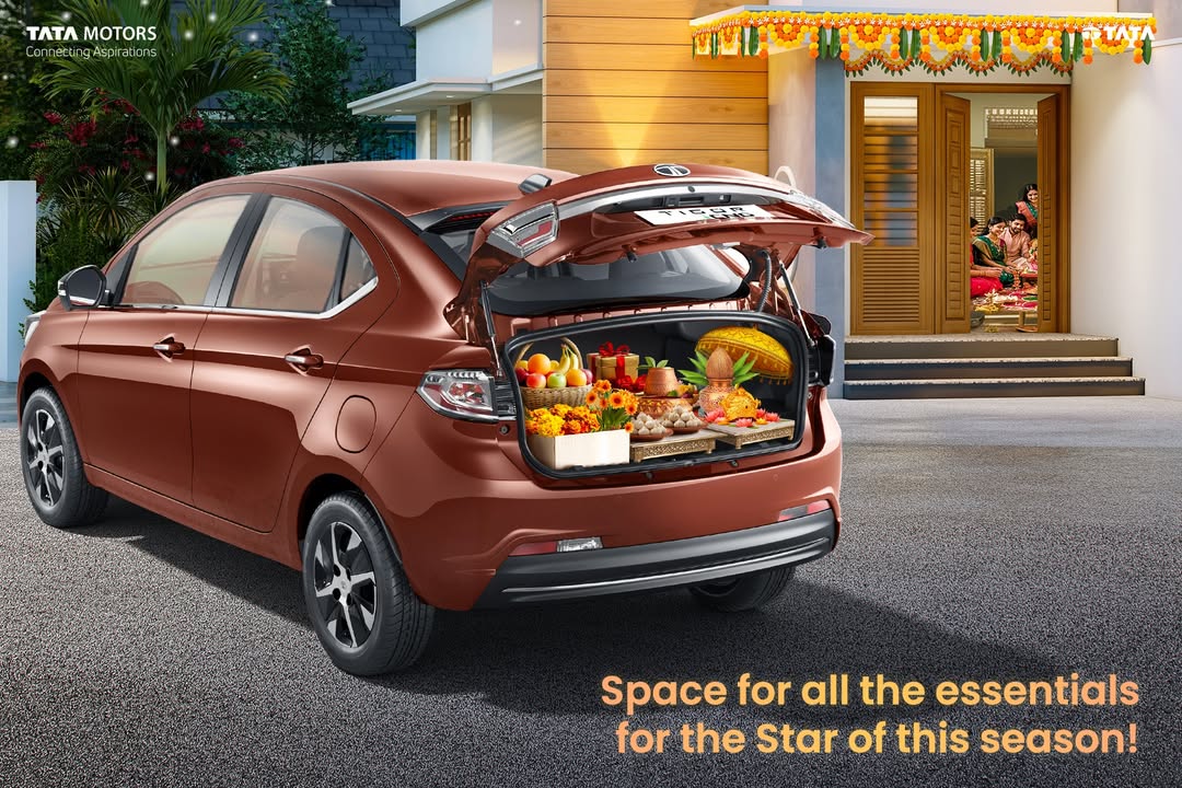 The family car has space for you and your special companion Tigor TataTigor TheSedanForTheStars TataMotorsPassengerVeh...