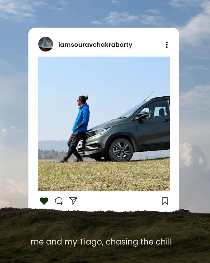 Chill is a constant companion when you re driving the Tiago Sourav and his Sylvie Tiago ItsAChillCar TataTiago T...