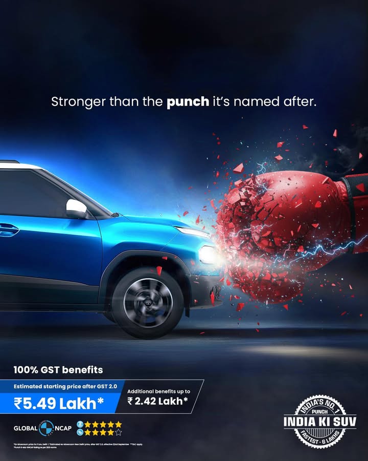 Confidence you can feel. Protection you can t compromise on. TataPunch TataMotors 6LakhStrong FastestSellingSUV