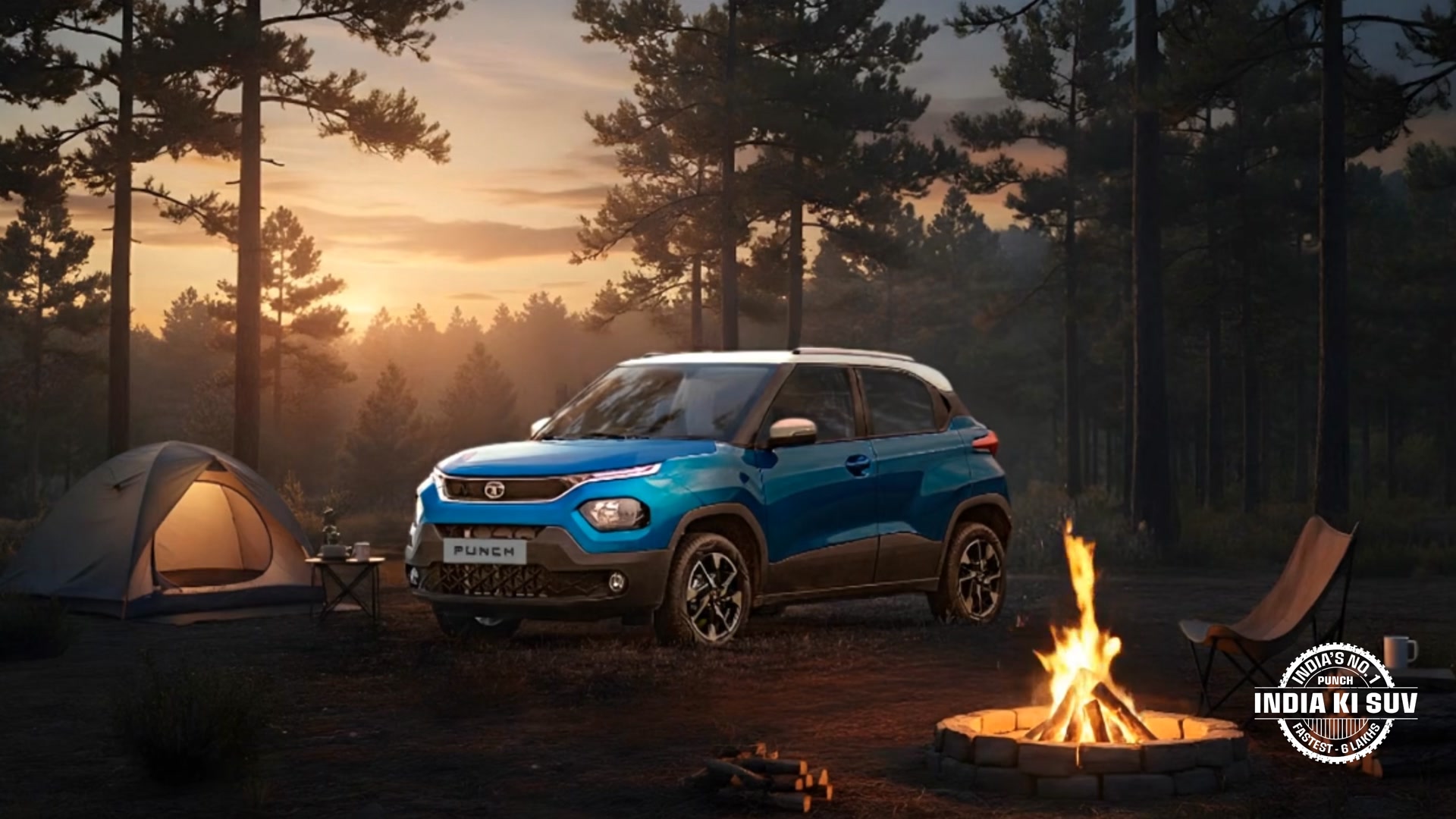 Unlock your weekend adventure with IndiakiSUV TataPunch TataMotors 6LakhStrong FastestSellingSUV