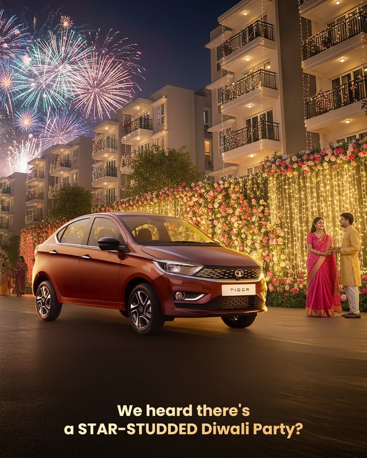 This Diwali, RSVP to the party of the stars Tigor TataTigor TheSedanForTheStars TataMotorsPassengerVehicles Diw...
