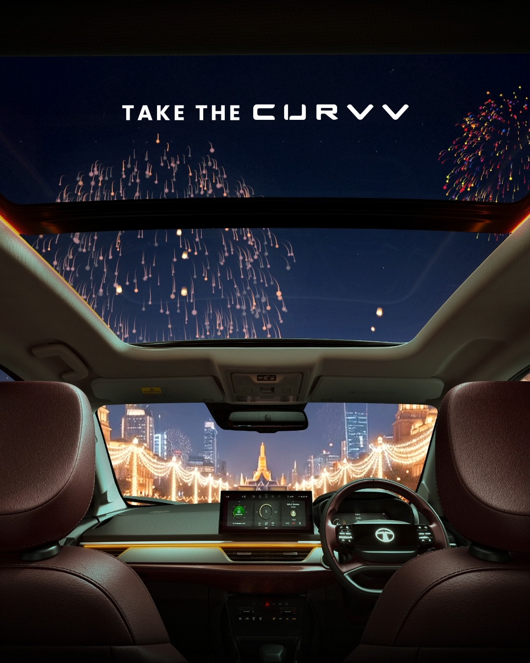 Take the CURVV and immerse yourself in the Diwali spirit. Celebrate every moment with style