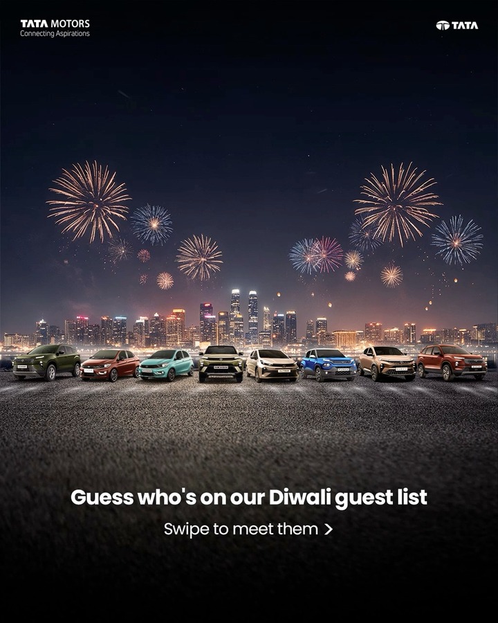 Look who s arriving at the Diwali party HappyDiwali TataMotorsCars ConnectingAspirations TataMotorsPassengerVe...
