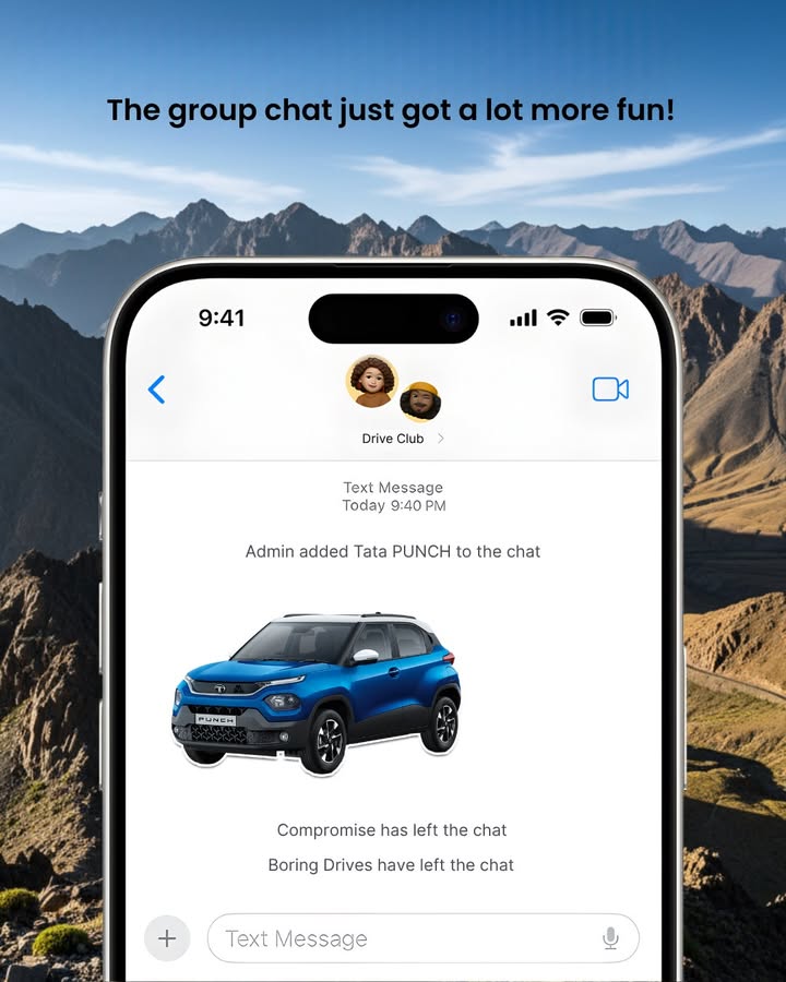 Every group needs the one that brings the vibe. TataPunch TataMotors IndiaKiSUV 6LakhStrong FastestSellingSUV