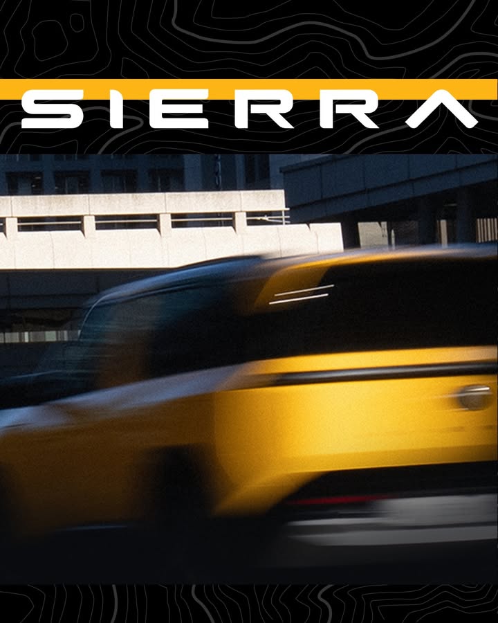 Sierra. The legend returns. 25.11.25. Register Interest rebrand