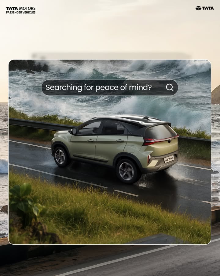 Nexon s 6 Airbags and Tata Motors Safety Dome make every drive peaceful and safe