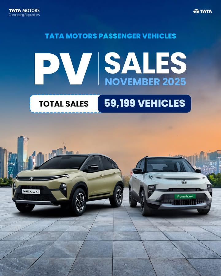 Tata Motors Passenger Vehicles Sales Release November 2025 Click the link to read more https bit