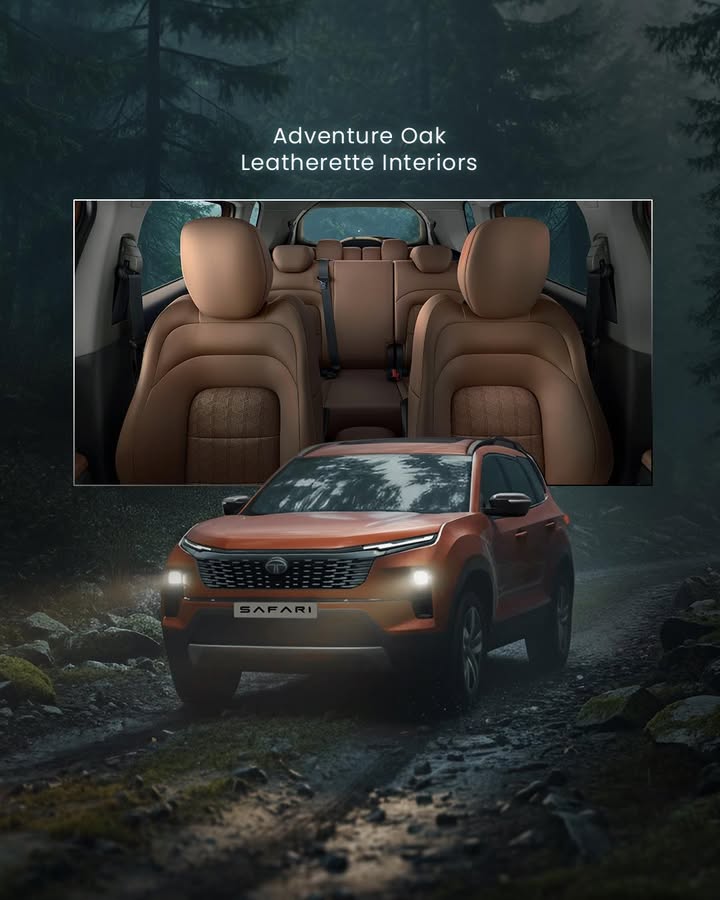 Adventure out there. Comfort in here ft