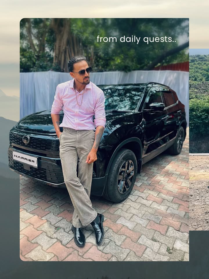 Umang and his Harrier, dominating every frame. Harrier TataHarrier TataMotorsPassengerVehicles TataMotorsMoments