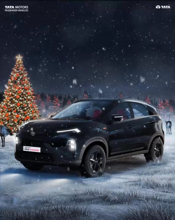  tis the season of Nexon Red DARK MerryChristmas RedDARK TataNexon TataMotorsPassengerVehicles