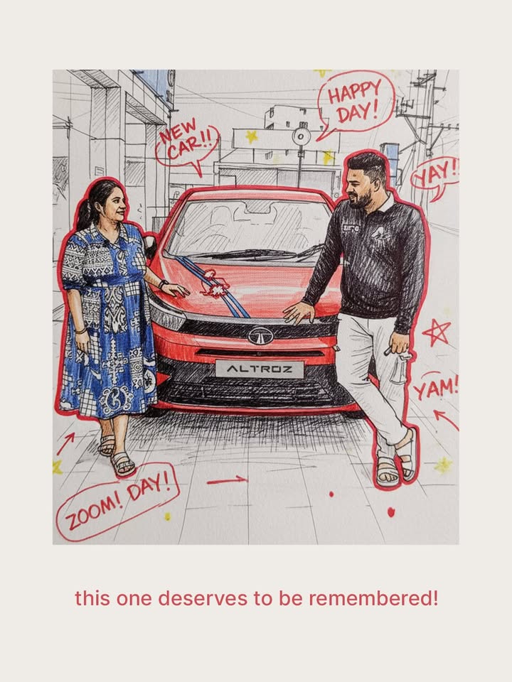 Satish knows that the best journeys begin with Special memories Altroz TataAltroz FeelSpecialWithAltroz Tata...