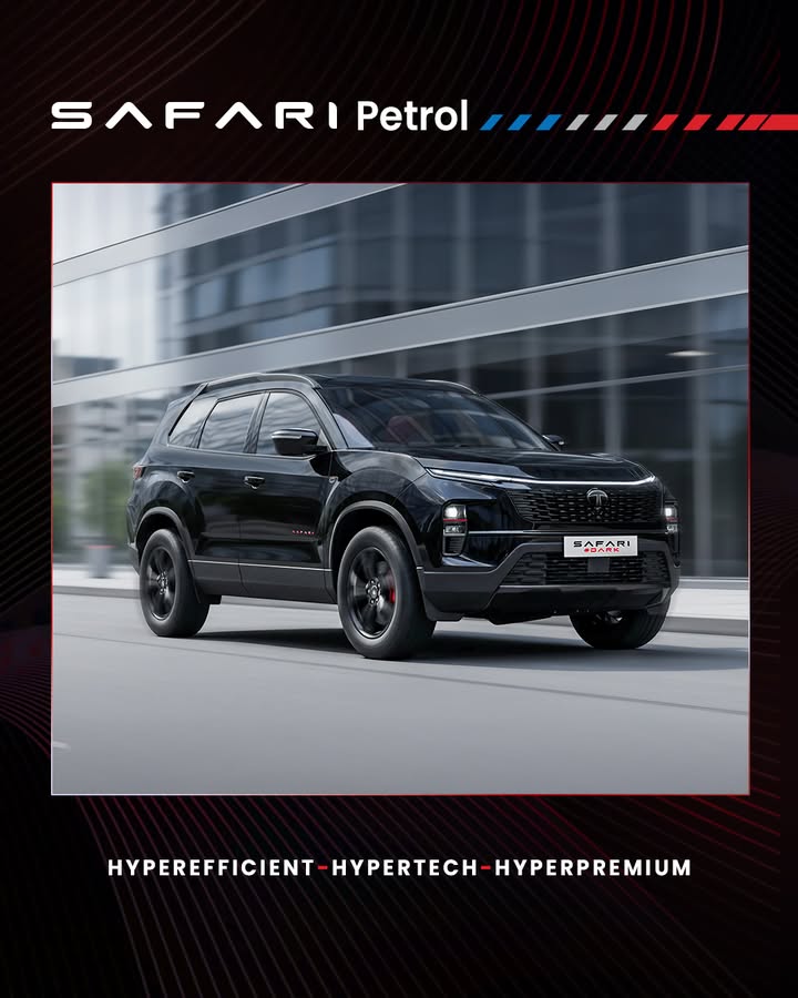 Discover the Safari Petrol variants, where efficiency works seamlessly with powerful features and premium styling